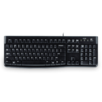 Logitech K120 Plug And Play USB Keyboard Black Color