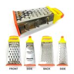 Multi-Functional Stainless Steel 4 Sided Food Vegetable Grater