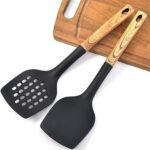 Non-stick Spoon Shovel Wood Texture Cooking Tools Set